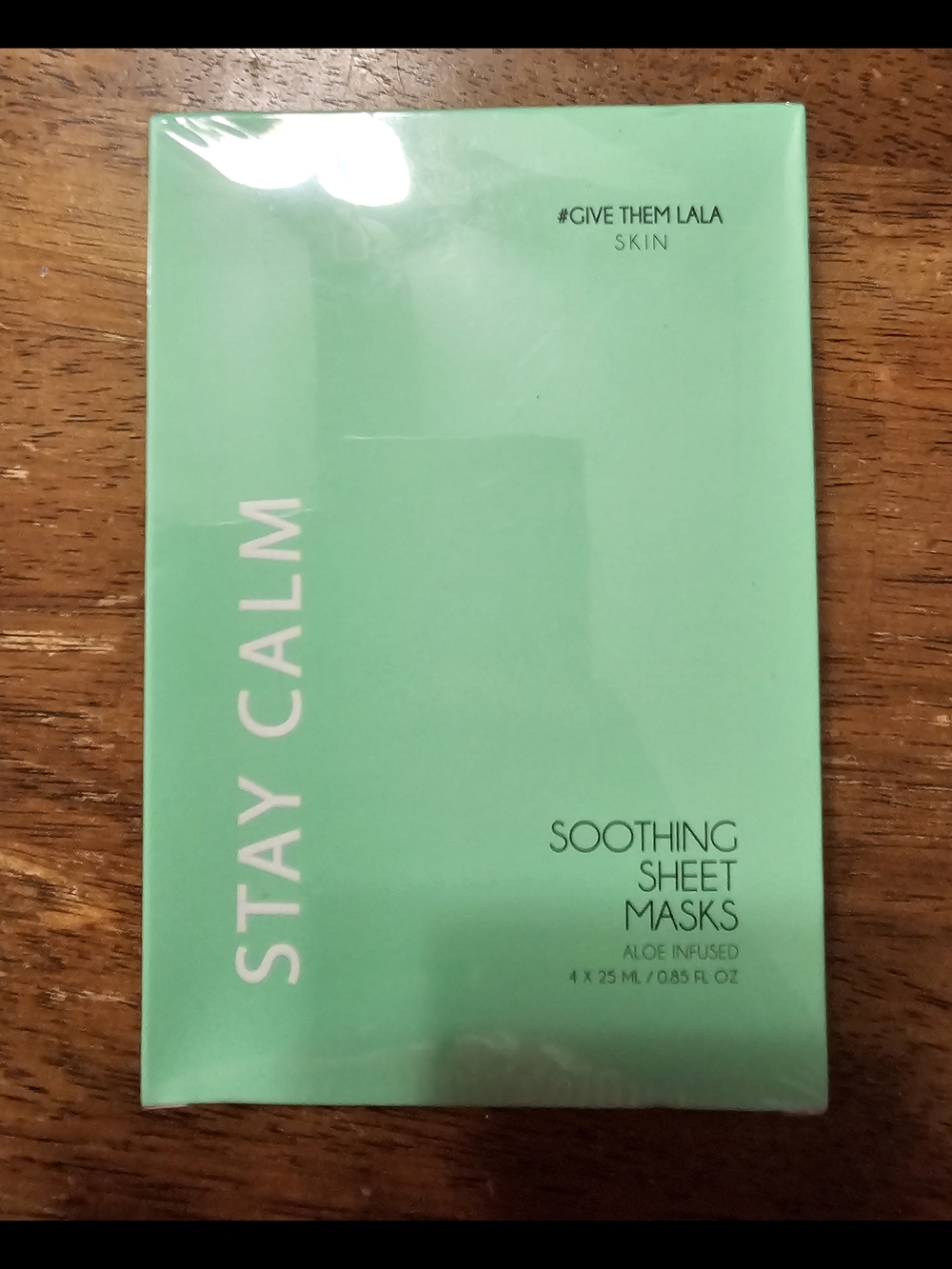 Stay Calm Soothing Sheet Masks - 4 Pack